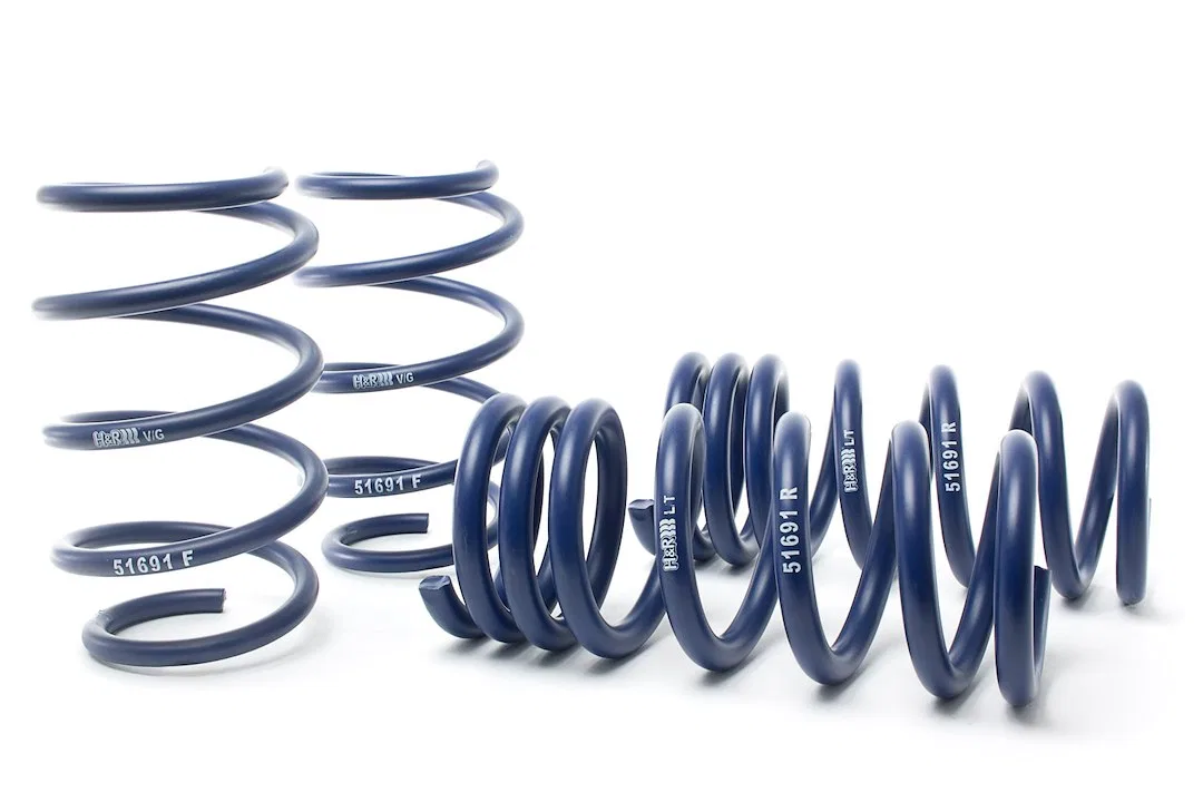 51691 – H&R Lowering Kit, 1.3 Inch Front Drop/ 1.1 Inch Rear Drop Without Shocks Set Of 4 Springs